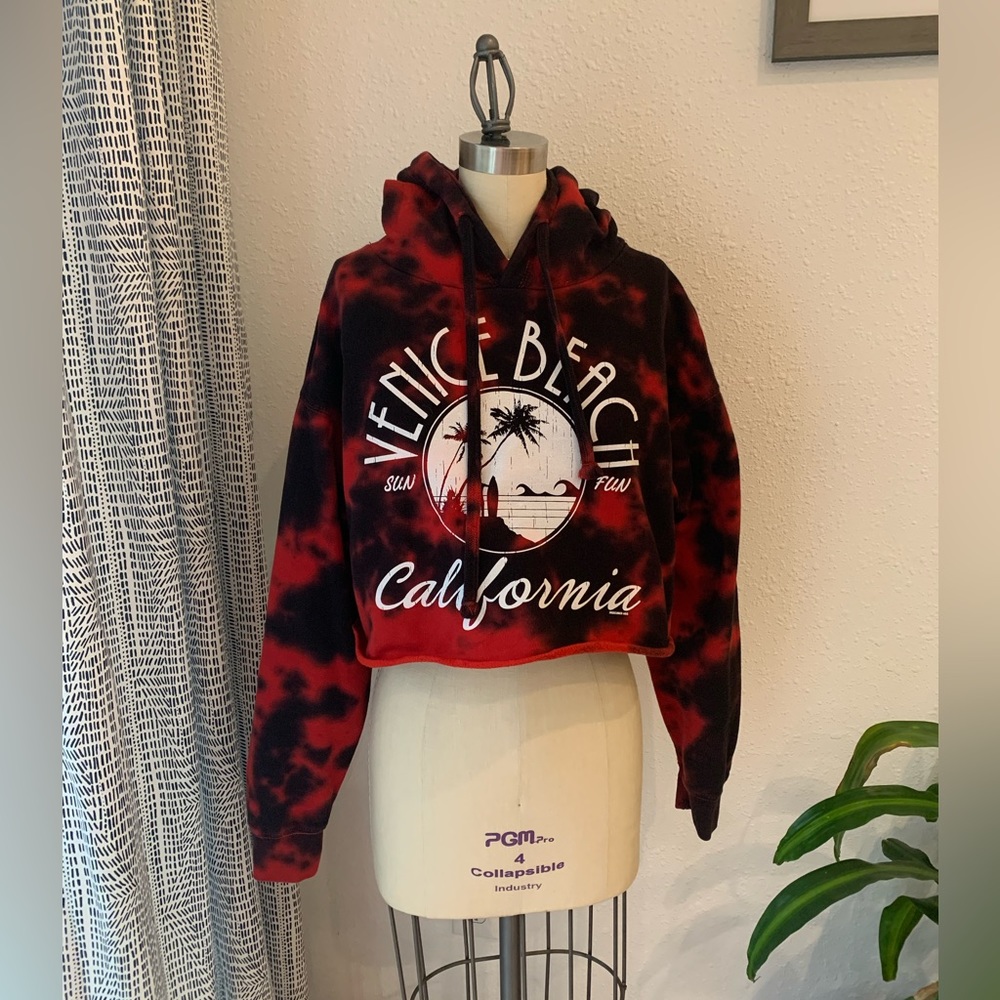 Tie Dye Cropped Hoodie—NWOT